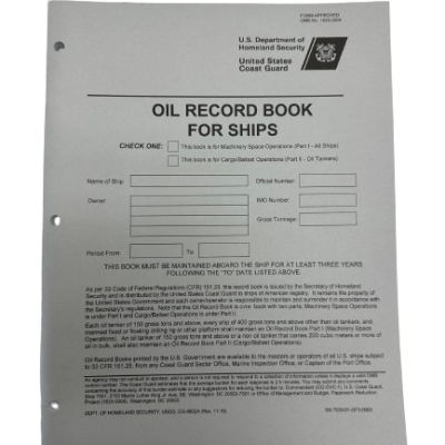 Oil Record Book